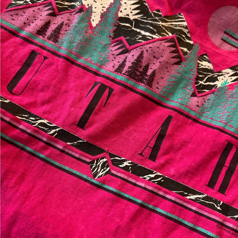 Jerzees Hot Pink Utah Graphic Women’s Tee - Picture 4 of 8